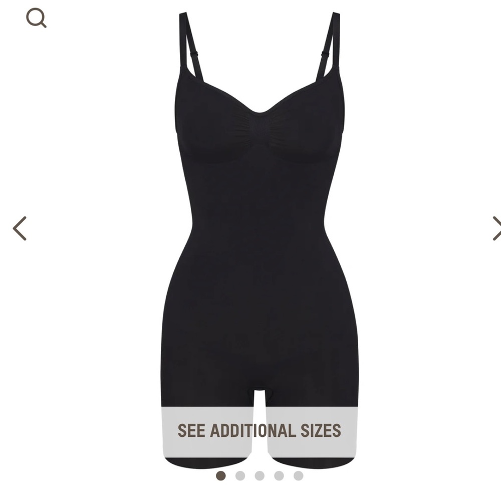 SKIMS SEAMLESS SCULPT MID THIGH BODYSUIT